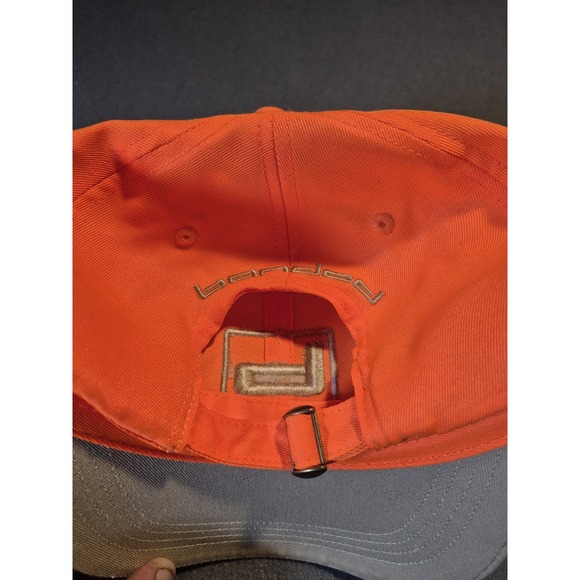 Banded Gear "b" Logo Upland Hunting Hat Blaze Orange w/ Tan Bill Cap Adjustable - Picture 3 of 4